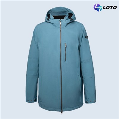 Męska Kurtka Softshell Z Kapturem